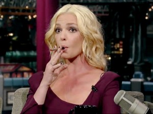 Katherine Heigl Smoking Electronic Cigarette