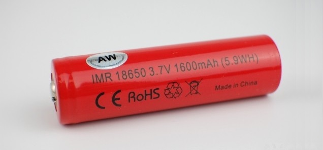 AW IMR 18650 – 1600 mAh