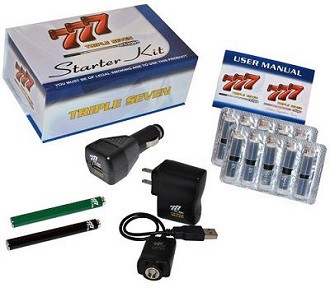 777 eCigs Kit and Cartridges