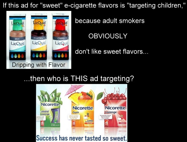 Sweet E-liquid Flavors vs Nicorette