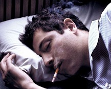 smoking-cigarette-sleeping