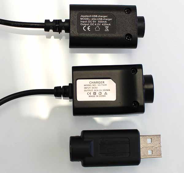 e-cigarette chargers output voltage
