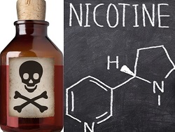 E-liquid nicotine poisoning