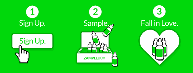 How ZampleBox e-liquid subscription works