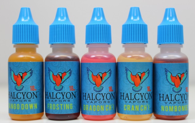 Halcyon Vapors e-juice flavors
