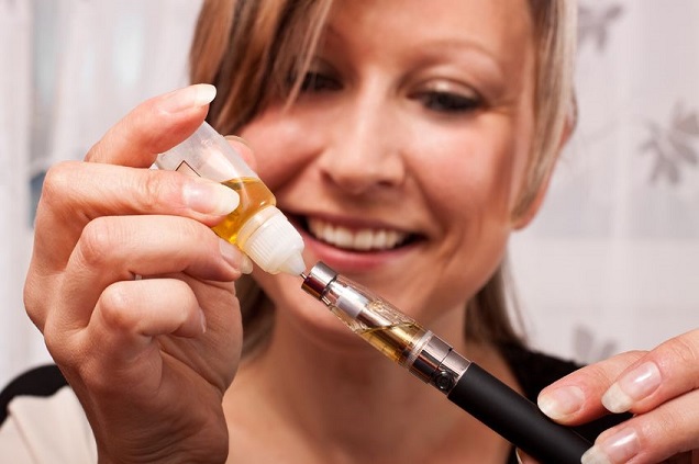 E-cigarette liquid reduces addiction