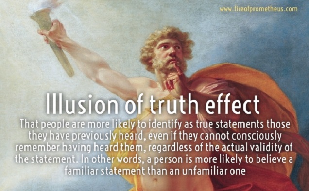 repetition equals truth