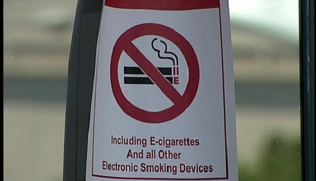 no e-cigarettes sign