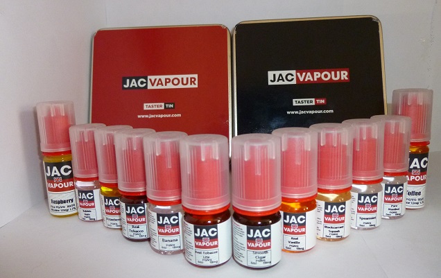 JAC Vapour e-juice flavors
