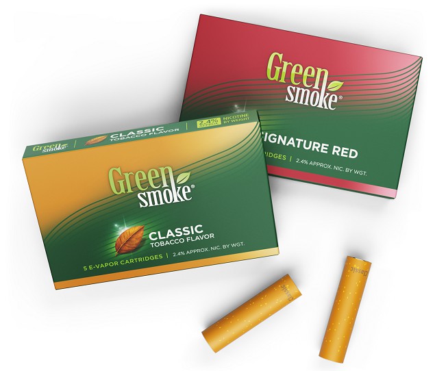 green smoke cartridge flavors