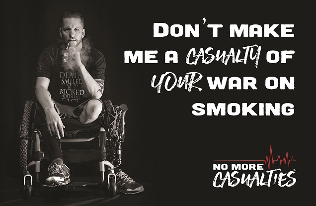 No More Casualties Vaping Campaign