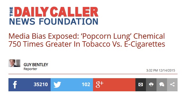 Diacetyl Cigarettes vs E-Cigs Comparison