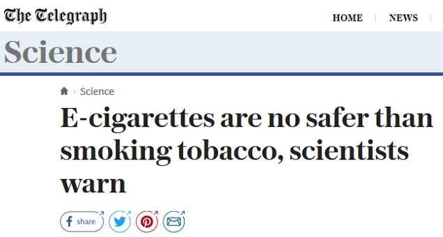 Misleading Headlines E-Cigarettes