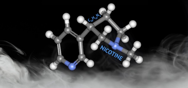 Nicotine chemical structure