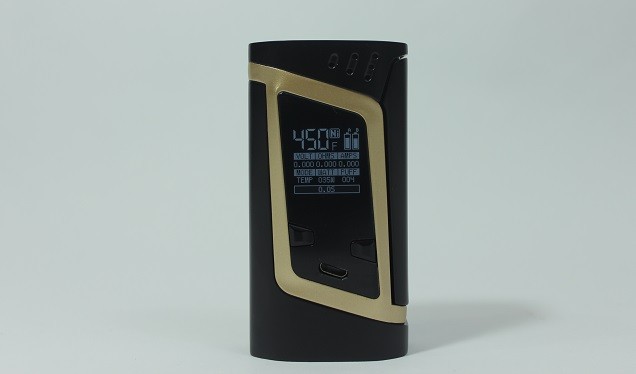 Smok Alien 220W Front Panel and Display