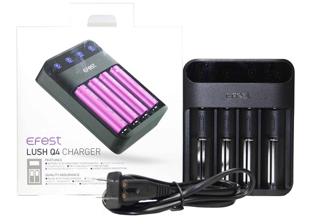 Lush Q4 - Best Charger for 18650 Battery