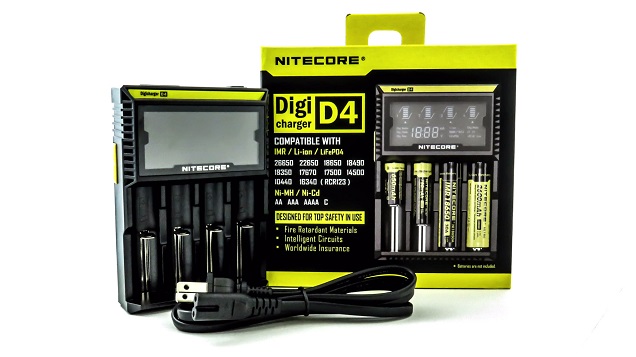 Nitecore D4 - Best Vape Battery Charger