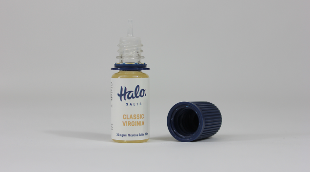 Halo Salt E-Liquid Bottles