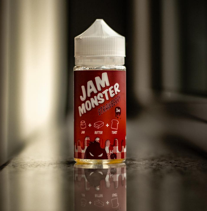 Fruity vape juice flavor with hints of strawberry and butter