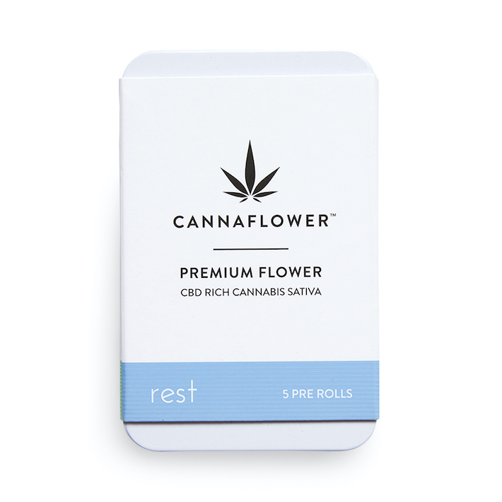 Cannaflower Rest cannabis sativa flower pre-roll