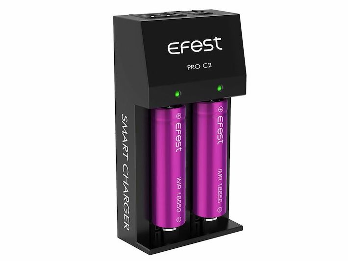 Efest Pro C2 battery charger for vaping