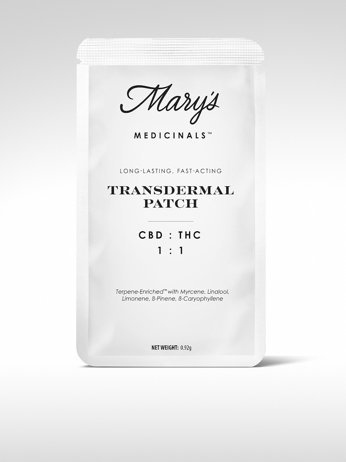 Cannabis patch from Mary's Medicinals