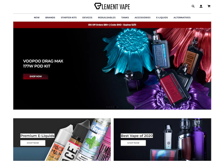 Element Vape online store