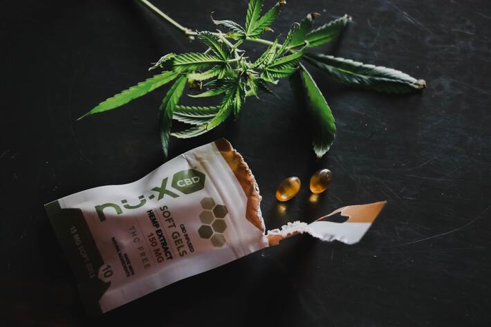 hemp CBD cannabis capsule product