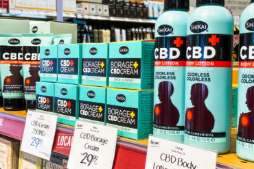 Quality CBD products sold at store
